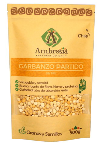 Ambrosia garbanzos Partidos 500gr