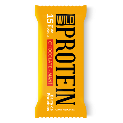 WILD FOODS barra proteina 45 grs CHOCOLATE-MANI 