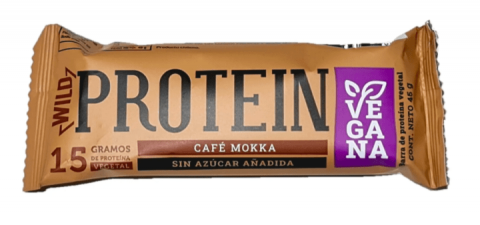 WILD FOODS barra proteina 45 grs CAFE MOKKA 